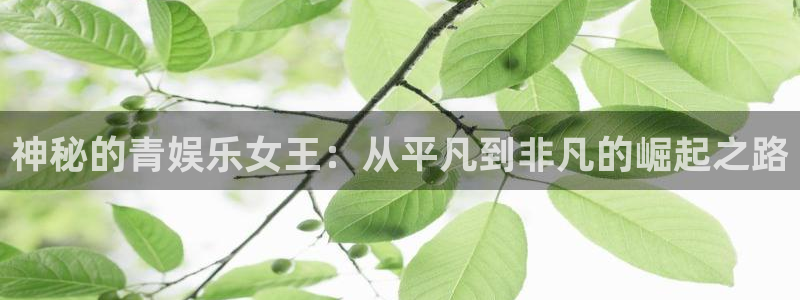 极悦平台平台开户链接：神秘的青娱乐女王：从平凡到非凡的崛起之路